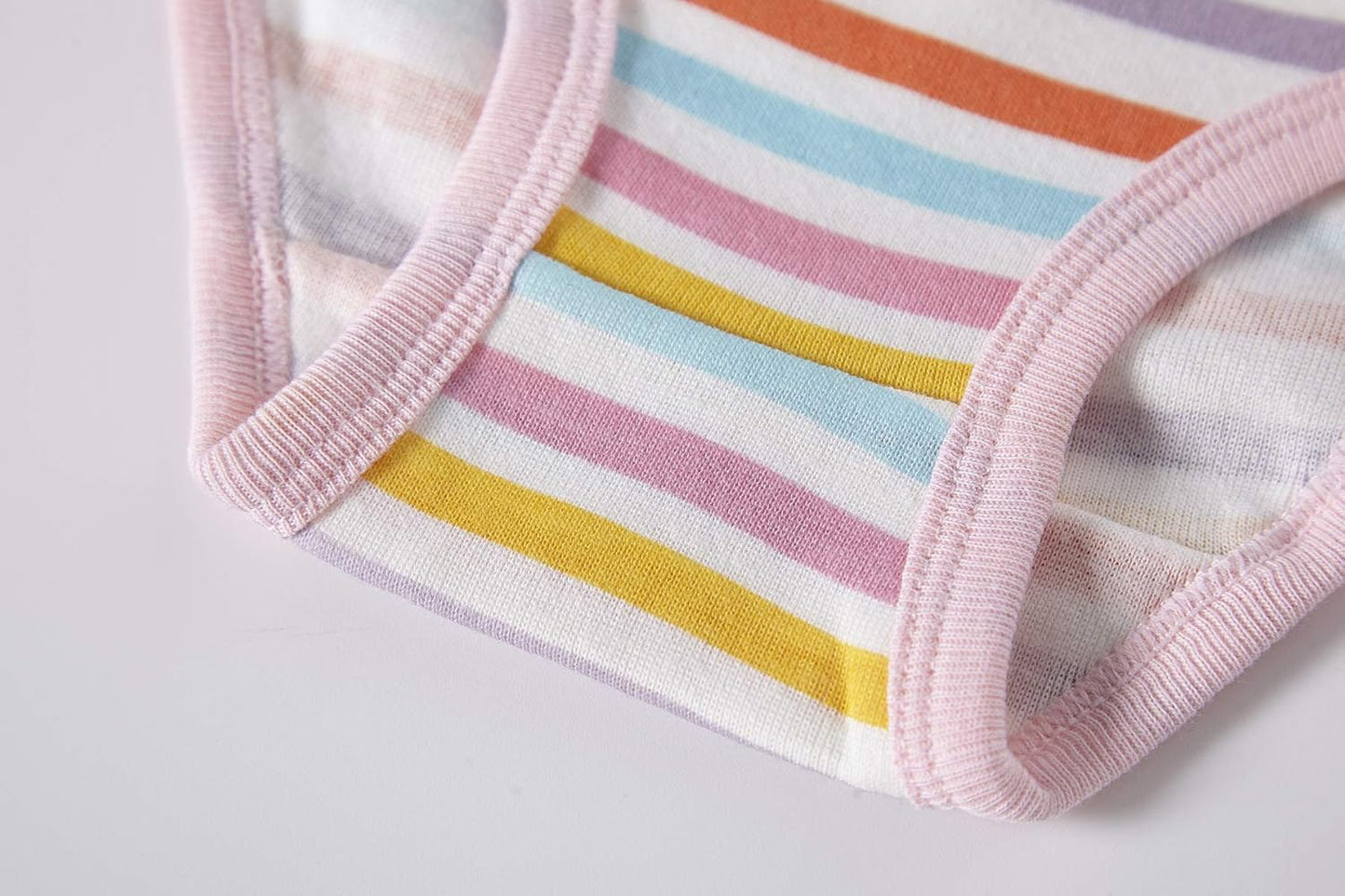 Cadidi Dinos Little Girls' Soft Cotton Underwear Kids Cool Breathable Comfort Panty Briefs Toddler Undies(Pack of 6)