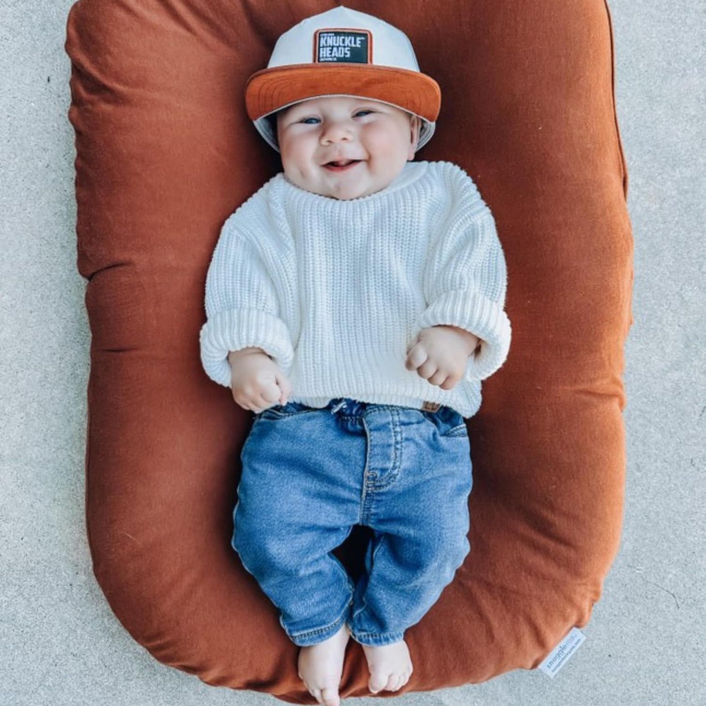 Baby Hats - Baseball Hat, Newborn Youth Flat Brim Mesh Trucker Surf Skate Bubba Bro Fitted Beach Cap Gorros para Bebes