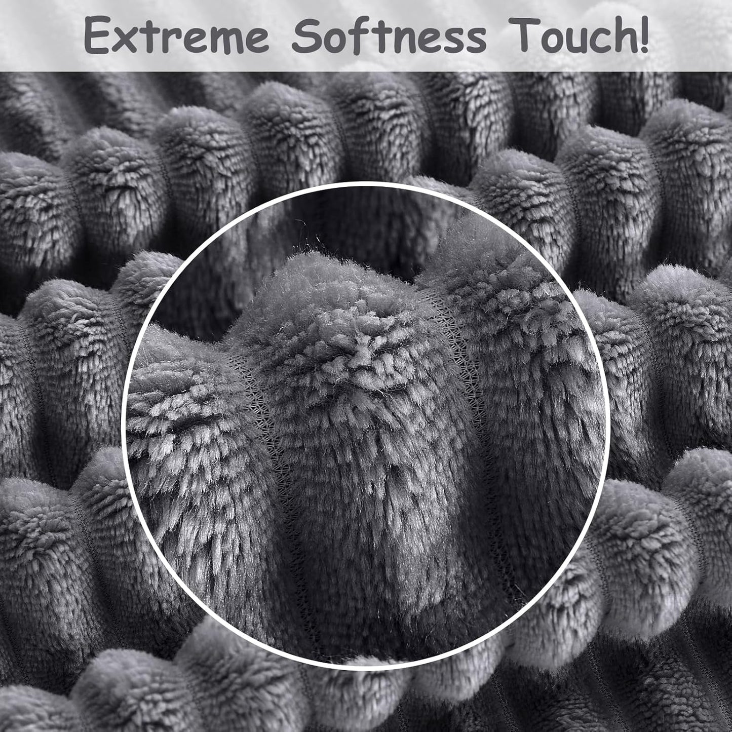 Soft Fleece Baby Blanket Ultra Cozy Grey Baby Blankets for Boys Warm and Lightweight Infant Toddler