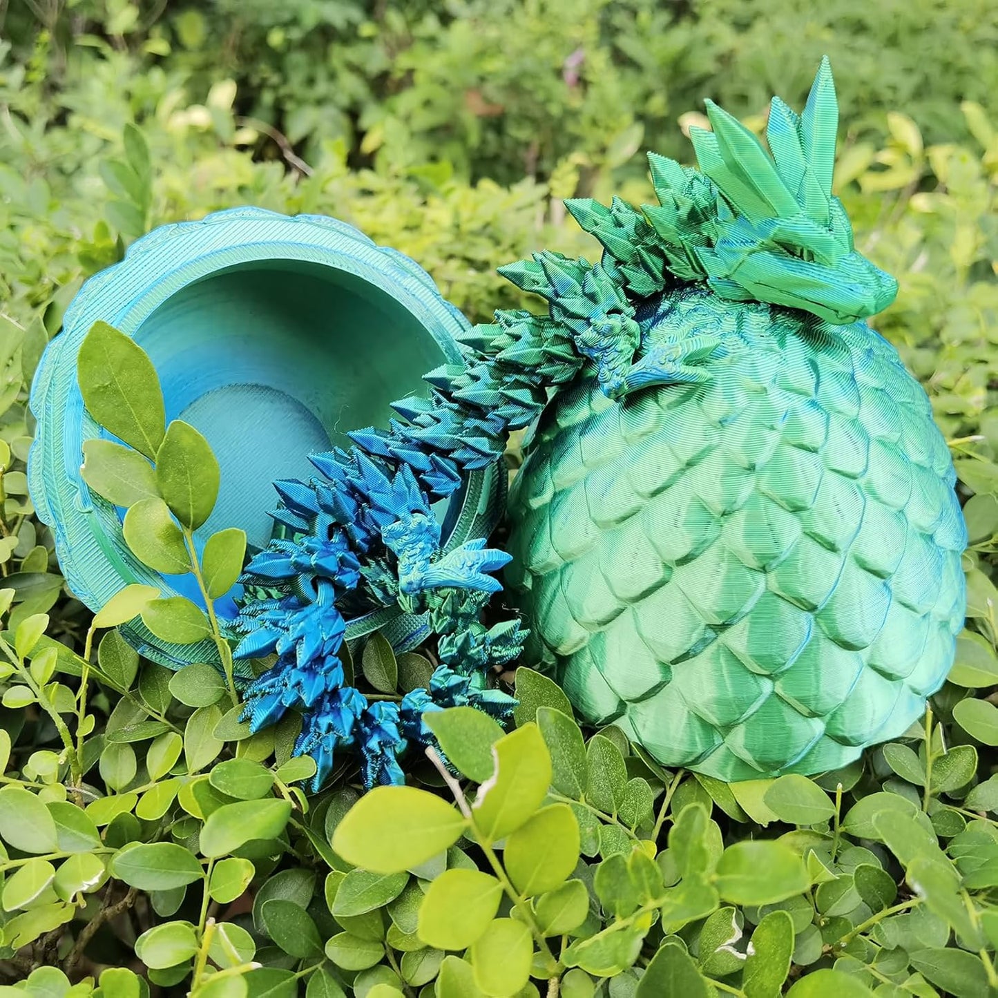 Dragon Egg, Easter Egg with Pet Dragon, 3D Printed Dragon, Crystal Dragon Fidget Toy, Articulated Dragon Eggs Fidget Toy Surprise for Adults
