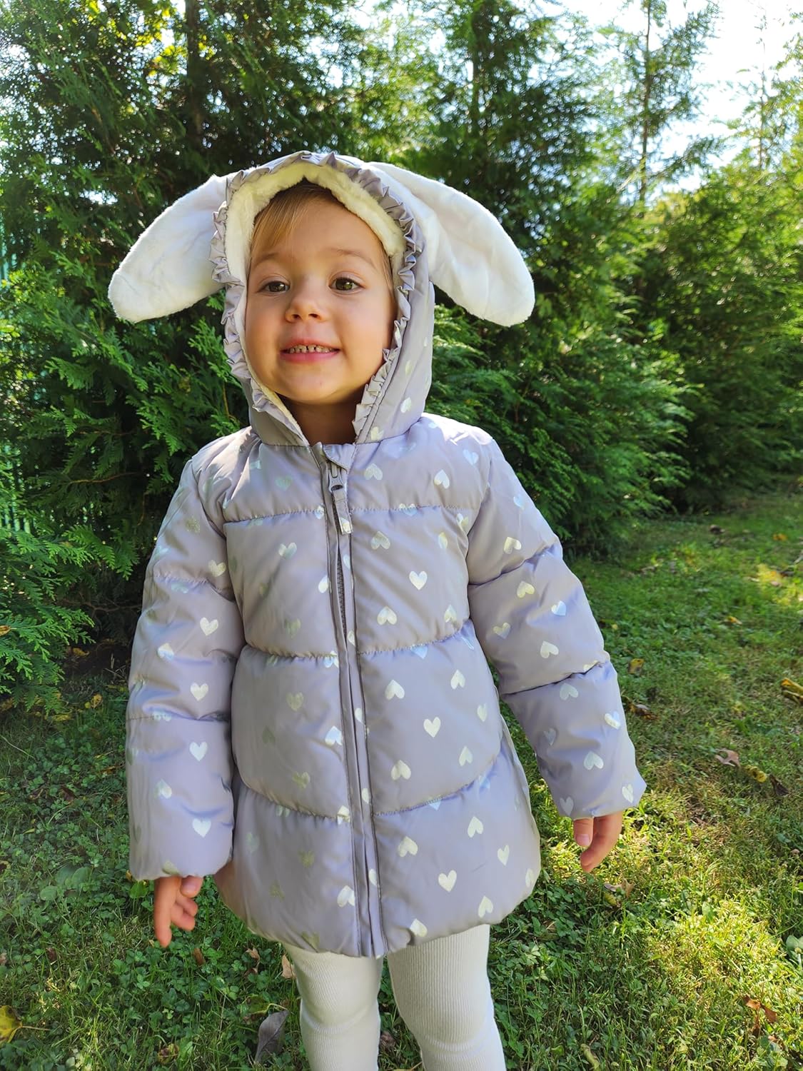 Rokka&Rolla Baby Girls' Water-Resistant Soft Mini Fur Lined Puffer Jacket Winter Coat for Newborn Infant Toddler