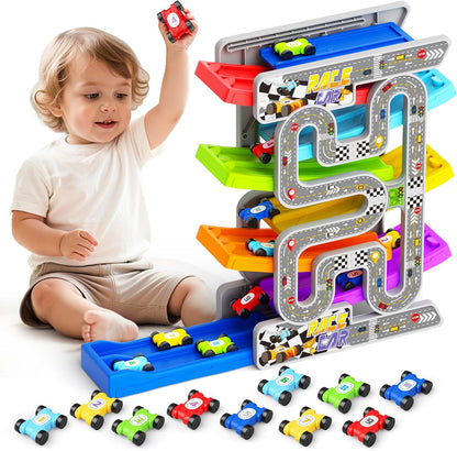 Toddler Race Track Toy – Keeps Kids Busy & Boosts Motor Skills (Ages 2–4)