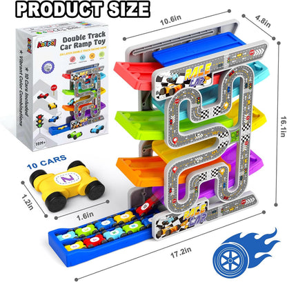 Toddler Race Track Toy – Keeps Kids Busy & Boosts Motor Skills (Ages 2–4)