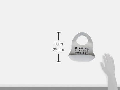 Baby Bib for Eating by Bella Tunno, Waterproof Silicone Bib with Large Food Catcher, Adjustable Fit