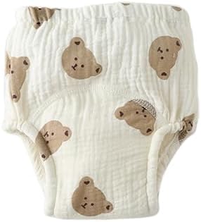 Baby Training Underpants,Soft Cotton Absorbent Potty Training Underwear For Baby Boys And Girls 6 Pack