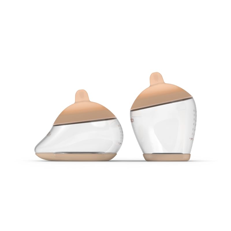 Baby Bottle Starter Kit Includes 2 Bottles 2 Nipples 2 Caps 2 Lids 2 Responsive Flow Valves