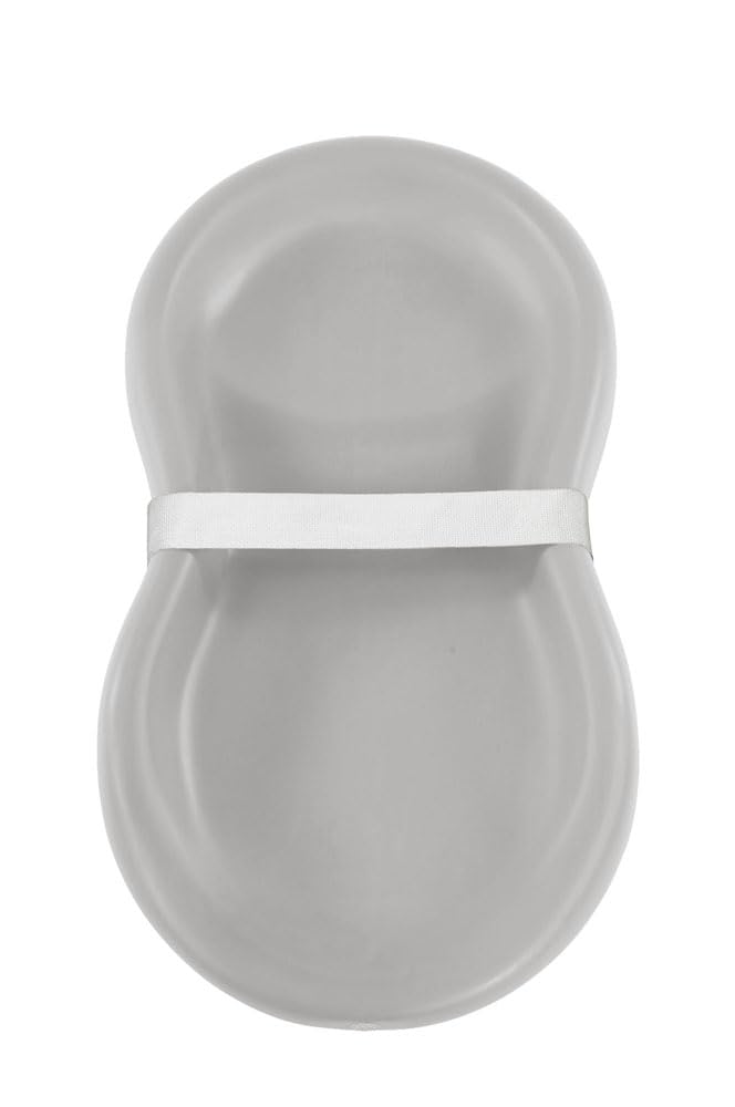 Keekaroo Peanut Changer Grey ??The Original Made in USA Easy-to-Clean Changing pad and The only Shell Over Foam, Fully Water Repellant