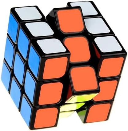 Jiva's 3x3 Cube 3D Puzzle Fidget Cube Stress Relief Fidget Toy Brain Teasers Travel Games, for Adults and Kids