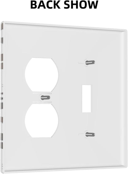 Wallplates Rustic Cowhide Highland Cow Milk Cow 1 Toggle 1 Duplex Switch Plate Electrical Gfci