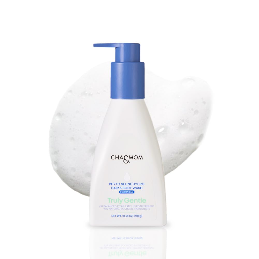 Cha&Mom Head-to-toe Korean Baby Skincare - Hypoallergenic, Plant Based, and Natural Hair & Body