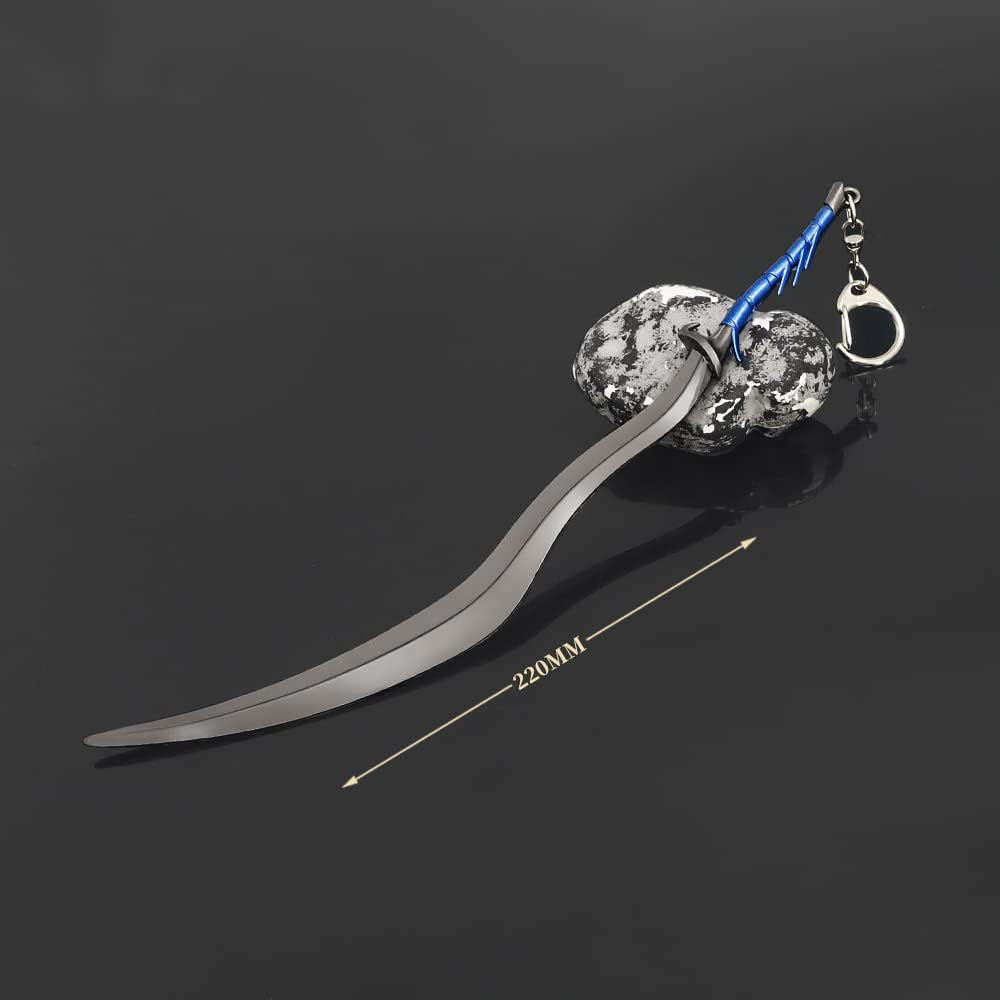 Elden Ring Bloodhound's Fang Curved Greatsword Knight Sword Replica Action Figures Toys Collection Gift Party Supplies Desk Decoration Backpack Pendant Gift