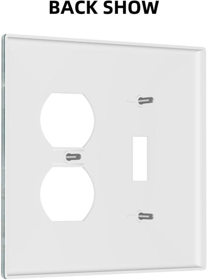 Wallplates Rustic Teal Daisy Floral Flowers Butterfly Wood Grain 1 Toggle 1 Duplex Switch Plate Electrical GFCI Faceplate Decorative Light Switch Covers for Bathroom Bedroom Decor