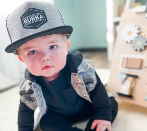 Baby Hats - Baseball Hat, Newborn Youth Flat Brim Mesh Trucker Surf Skate Bubba Bro Fitted Beach Cap Gorros para Bebes