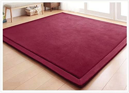 V-mix Baby Play Mat - Handmade Weaving Plush Foam Crawling Rug for Babies, Toddlers, Children - Yoga and Exercise Mat - Cushy-Soft, Thick, Hypoallergenic, Non-Toxic, Reversible
