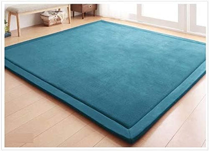 Baby Play Mat, V-mix Handmade weaving Plush Foam Play Crawling Rugs for Baby, Children Play Blanket, Yoga Mat, Exercise Mat-Cushy- Soft & Thick Hypoallergenic, Non-toxic