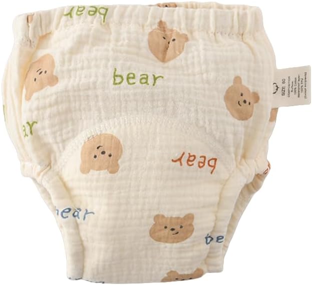 Baby Training Underpants,Soft Cotton Absorbent Potty Training Underwear For Baby Boys And Girls 6 Pack