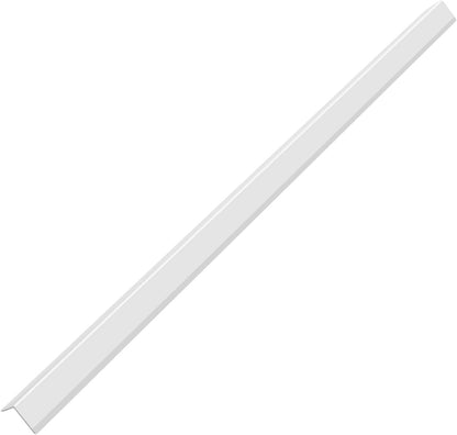 Aluminium Alloy Metal Corner Guards 10 Pcs Wall Corner Protector 1.2" x 1.2" x 48" Wall Corner Protection Decoration White Pack of 10 Corner Guards 20 Ga/1 mm Thickness