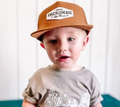 Baby Hats - Baseball Hat, Newborn Youth Flat Brim Mesh Trucker Surf Skate Bubba Bro Fitted Beach Cap Gorros para Bebes