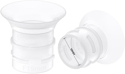 eufy Original 19mm Sizing Inserts (2-Pack) for Wearable Breast Pump S1/S1 Pro/E10/E20, Silicone