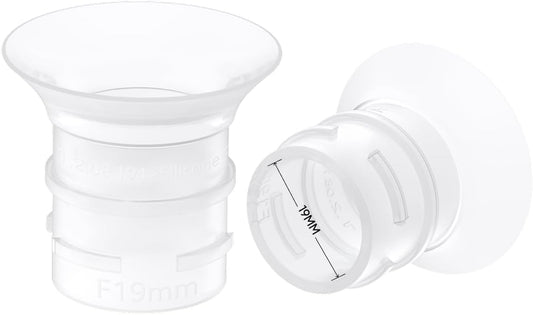eufy Original 19mm Sizing Inserts (2-Pack) for Wearable Breast Pump S1/S1 Pro/E10/E20, Silicone