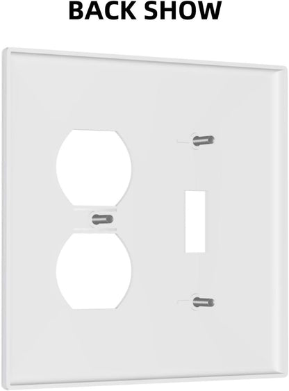 Wallplates Sakura Plant Floral Pink Flowers 1 Toggle 1 Duplex Switch Plate Electrical Gfci Faceplate Decorative Light Switch Covers For Bed Room Living Room Decor