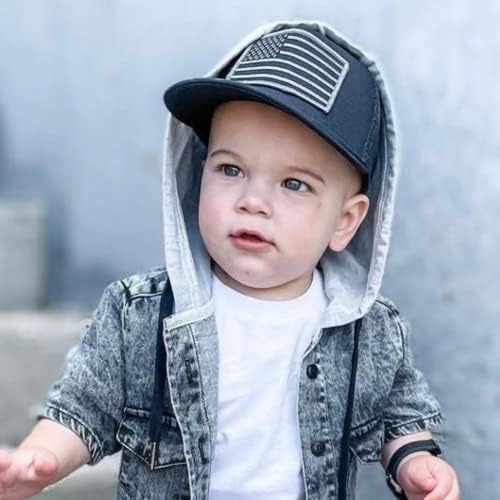 Baby Hats - Baseball Hat, Newborn Youth Flat Brim Mesh Trucker Surf Skate Bubba Bro Fitted Beach Cap Gorros para Bebes