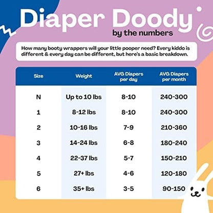Hello Bello Diapers, Size 4 | Extra-Absorbent | Hypoallergenic | Alphabet Soup | 21 Count, Pack of 4