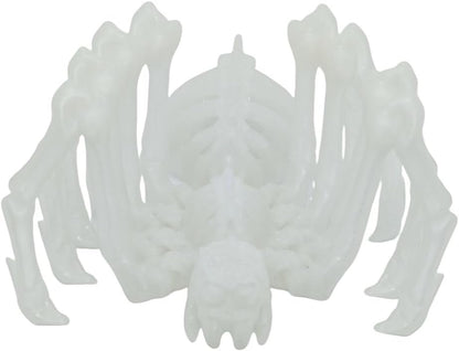 Large Skeleton Spider-Shy Spider,Halloween Decorations Skeleton Spider,Skeleton Spider Skull Bone Animal Skeleton Decorate Animal Halloween Skeleton Props (Luminous Green)