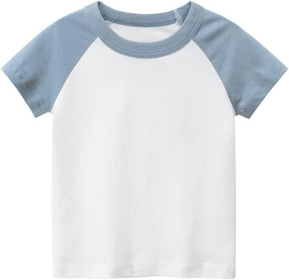 Boys' 4-Pack Excavator Short Sleeve Crewneck T-Shirts Top Tee Size 2-7 Years Toddler Boys' Value Pack Cotton T-Shirt