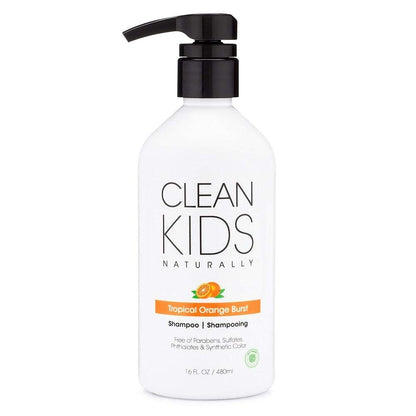 Clean Kids Naturally Tropical Shampoo- EWG Verified, All-Natural, Coconut-free, Gluten-free, Vegan