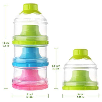 Accmor Baby Formula Dispenser, Non-Spill Stackable Formula Dispenser On The Go, Baby & Kids Snack