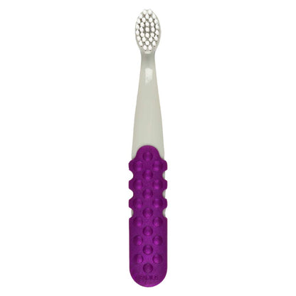 RADIUS Toddler Toothbrush & Toothpaste Bundle for Kids, 2 Pack Totz Plus Silky Soft Brush in