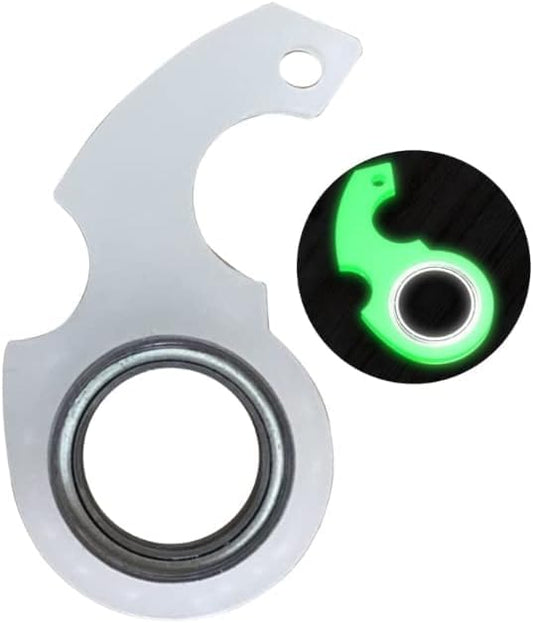 Key Flipping Keychain Spinner Spinning Key Ring Spinner for Car Key Pocket Spinning Stress Reliever Tool Fidget Spinners for Teen Man Women (Fluorescence)
