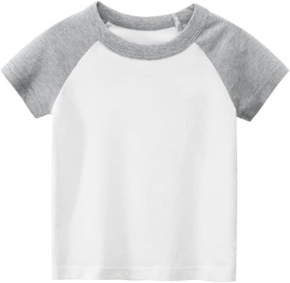 Boys' 4-Pack Excavator Short Sleeve Crewneck T-Shirts Top Tee Size 2-7 Years Toddler Boys' Value Pack Cotton T-Shirt