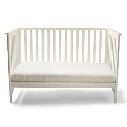 Naturepedic Organic Waterproof Crib Mattress Pad, Skin Friendly, Breathable & Absorbent Crib