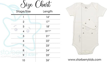 Feeding Tube Undershirt Onesie for Babies, Toddlers and Children