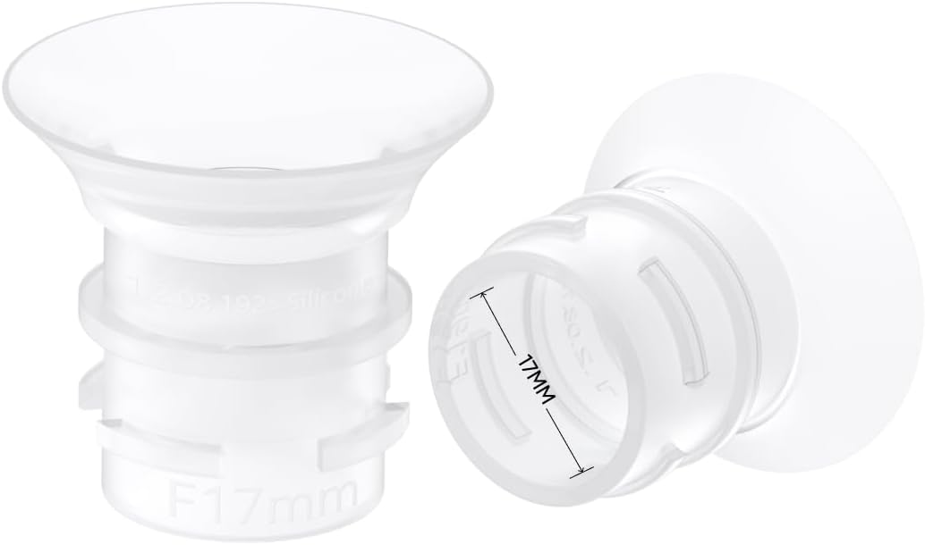 eufy Original 17mm Sizing Inserts (2-Pack) for Wearable Breast Pump S1/S1 Pro/E10/E20, Silicone