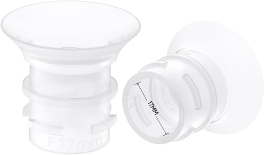eufy Original 17mm Sizing Inserts (2-Pack) for Wearable Breast Pump S1/S1 Pro/E10/E20, Silicone