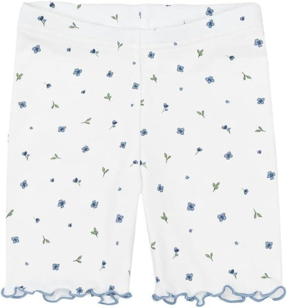 AVAUMA Baby Boy Girl Pajama Set 6M-7T Kids Cute Toddler Snug fit Flower Pattern Design Pjs Cotton Sleepwear Ruffled Shirring