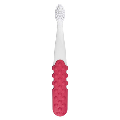 RADIUS Toddler Toothbrush & Toothpaste Bundle for Kids, 2 Pack Totz Plus Silky Soft Brush in