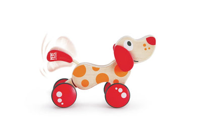 Hape Walk-A-Long Puppy Wooden Pull Toy