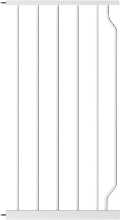 WAOWAO Baby Gate 14.16" Extra Wide Pressure Mounted Walk Through Swing Auto Close Safety White Metal Toddler Kids Child Dog Pet Puppy for Stairs,Doorways,Kitchen