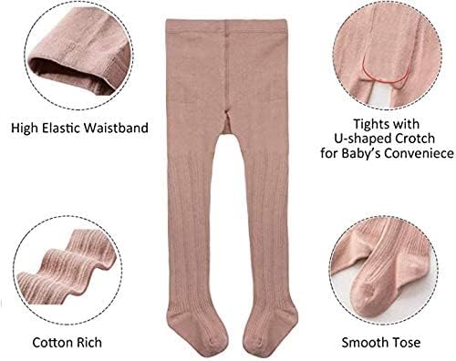 American Trends Baby Tights Non Slip Skid Baby Girl Tight Toddler Stocking Pants Cable Knit Infant