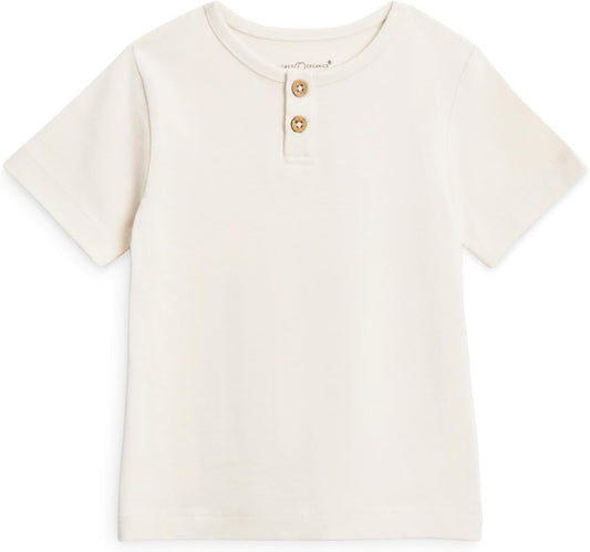 Colored Organics - Organic Cotton Toddler Short Sleeve Shirts - Baby Toddler and Kids Tops - Girls and Boys Tees