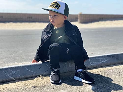 Baby Hats - Baseball Hat, Newborn Youth Flat Brim Mesh Trucker Surf Skate Bubba Bro Fitted Beach Cap Gorros para Bebes