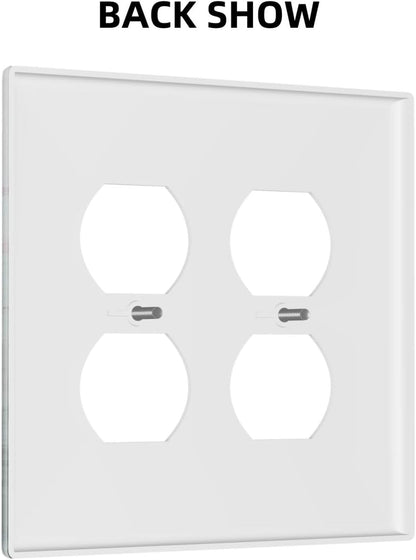 Outlet Covers Wildflower Botanical Watercolor Floral 2 Gang Double Duplex Decorative Light Switch Covers Electrical Wallplates Socket Faceplate For Bed Room Living Room Decor