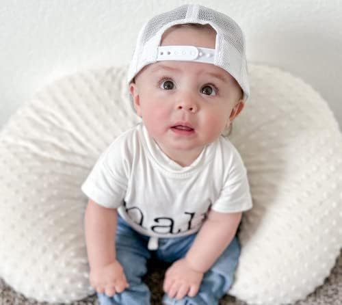 Baby Hats - Baseball Hat, Newborn Youth Flat Brim Mesh Trucker Surf Skate Bubba Bro Fitted Beach Cap Gorros para Bebes