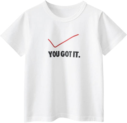 Boys' 4-Pack Excavator Short Sleeve Crewneck T-Shirts Top Tee Size 2-7 Years Toddler Boys' Value Pack Cotton T-Shirt