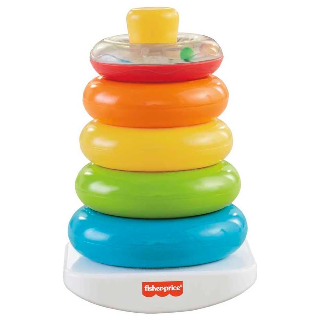Fisher-Price Baby’s First Blocks & Rock-a-Stack Toy Set