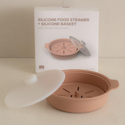 Microwave Silicone Steamer for Baby Food, Made In Korea, Oven & Dishwasher Safe to 482°F, Easy